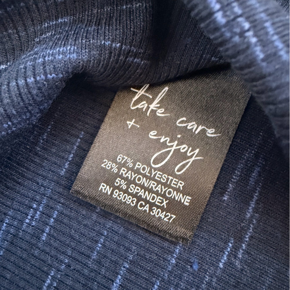 NIC+ZOE Navy Tank Top - Picture 3 of 7